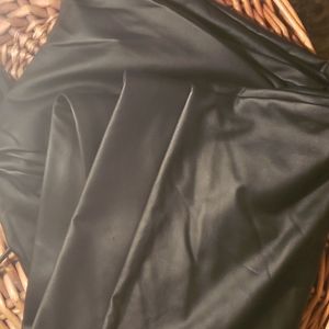 TORRID Black Faux Leather leggings size 2